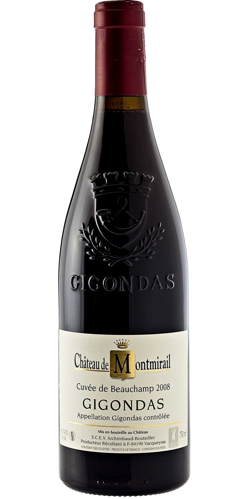 Château de Montmirail - Gigondas - 2017 - "Cuvée de Beauchamps" - Rode Wijn