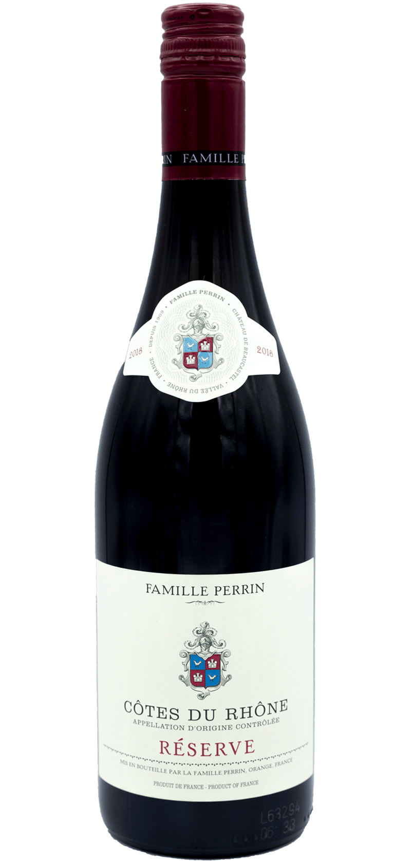 Famille Perrin - Côtes du Rhône - 2018 - Vin Rouge