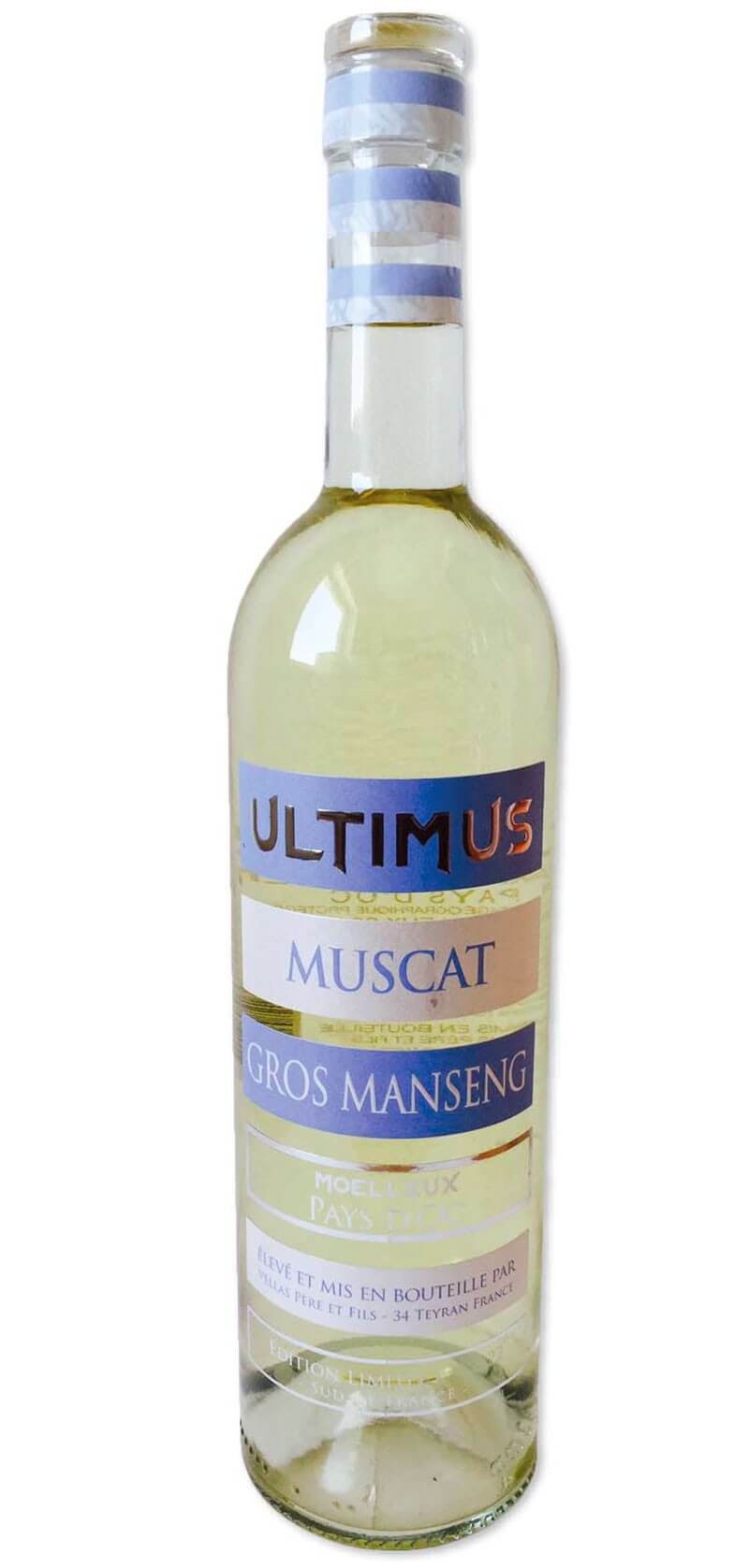 ULTIMUS - Zachte witte MUSCAT - GROS MANSENG - Witte wijn 