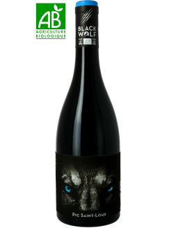 Black Wolf  BIO - Vin rouge - Pic-Saint-Loup - Vignoble Vellas 